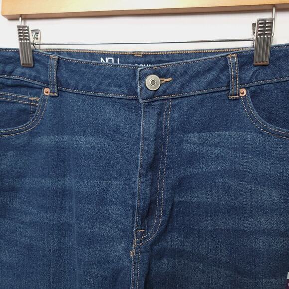 No Boundaries Jeans Size 19 Juniors High Rise Mom Jean Denim​​ - Picture 3 of 8